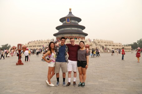 A group of the GEA China scholars in front of the Temple of Heaven.