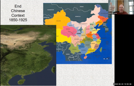 An geographical overview of China by 1925 CE.