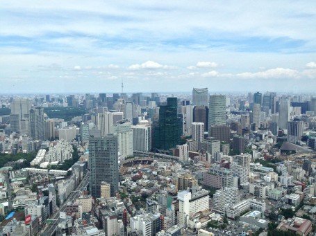View from Mori Tower Observatory.