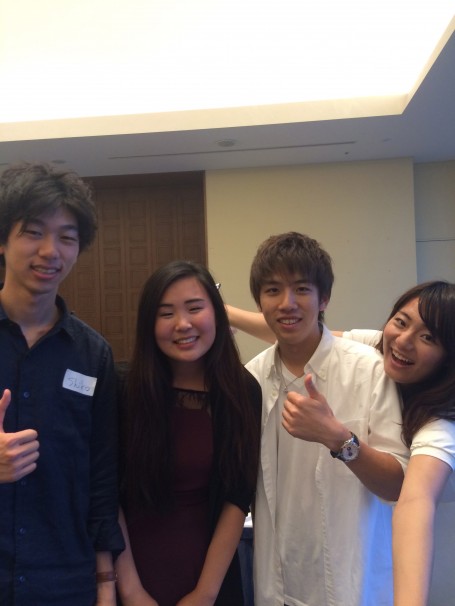 Group shot with Shiko, Shun, and Yuri!