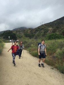 Hiking with packs 2