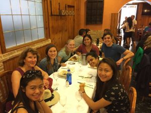 First Supper in Madrid with Spain PWP 2016
