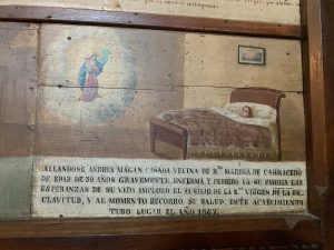 1867 This patient was taken ill and asked the Virgen for healing. She was thus healed.