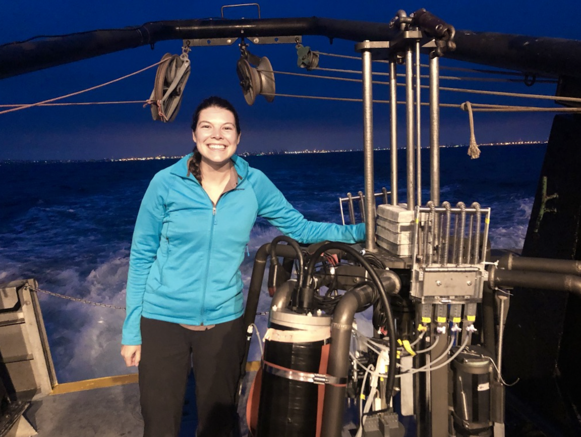 Step 3: Test it off the boat! We were able to test our device at a research station called SPOT, halfway to WMSC on Catalina. This is my “hyped on science at 5 AM” face.